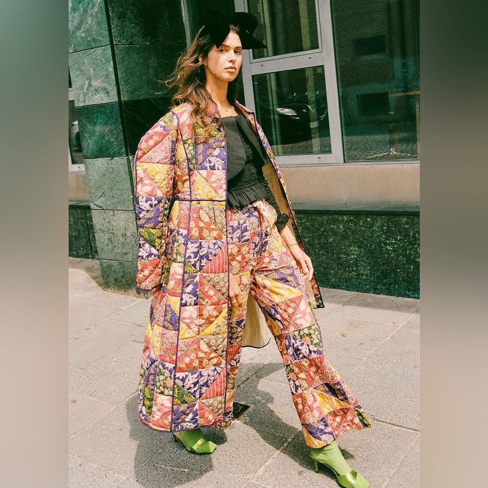 NWT Sea NY x Paloma Vintage Quilted Patchwork Pants